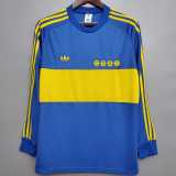 1981/82 Boca Juniors Home Retro Long Sleeve Soccer jersey
