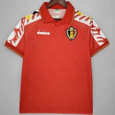 1995 Belgium Home Retro Soccer jersey