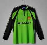 1998/99 Man Utd GKG Retro Long Sleeve Soccer jersey