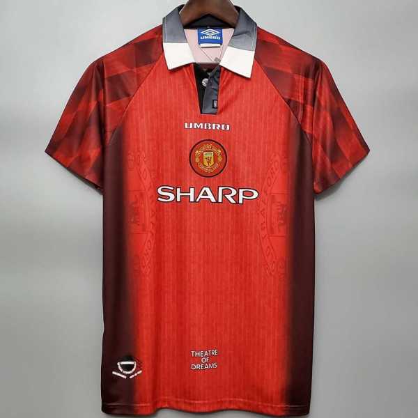 1996/97 Man Utd Home Retro Soccer jersey