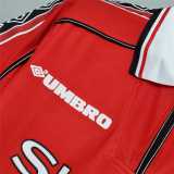 1998/99 Man Utd Home Retro Soccer jersey
