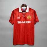 1993/94 Man Utd Home Retro Soccer jersey
