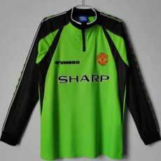 1998/99 Man Utd GKG Retro Long Sleeve Soccer jersey