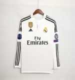 2014/15 R MAD Home Retro Long Sleeve Soccer jersey