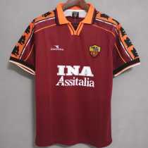 1998/99 Roma Home Retro Soccer jersey