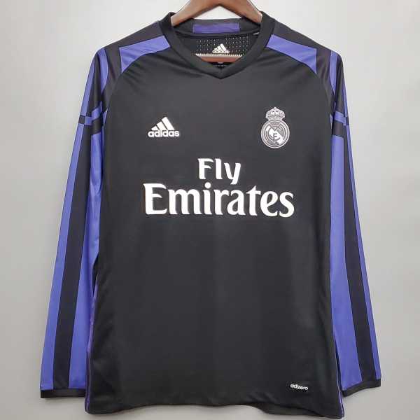 2015/16 R MAD 3RD Retro Long Sleeve Soccer jersey