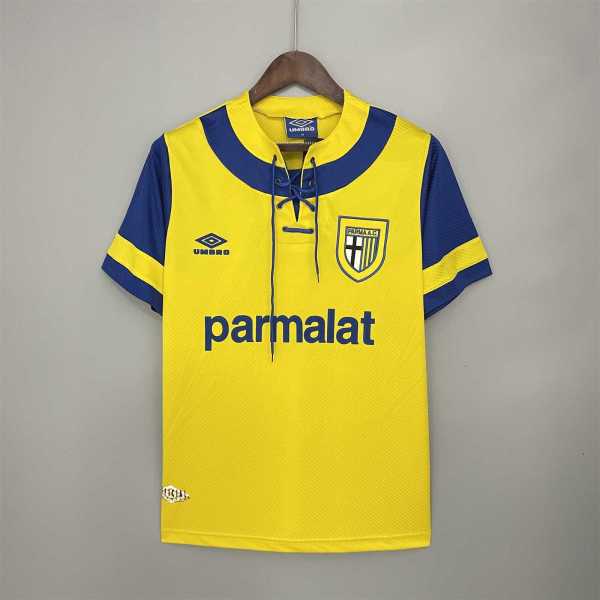1993/95 Parma Home Retro Soccer jersey