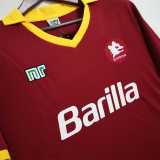 1989/90 Roma Home Retro Soccer jersey