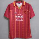 1996/97 Roma Home Retro Soccer jersey