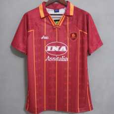 1996/97 Roma Home Retro Soccer jersey