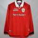 1999/00 Man Utd Home Retro Long Sleeve Soccer jersey