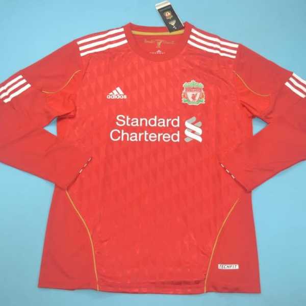 2011/12 LIV Home Retro Long Sleeve Soccer jersey