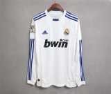 2010/11 R MAD Home Retro Long Sleeve Soccer jersey