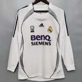 2006/07 R MAD Home Retro Long Sleeve Soccer jersey