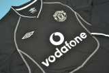 2000/02 Man Utd Away Retro Long Sleeve Soccer jersey