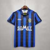 1996/97 Atalanta Home Retro Soccer jersey