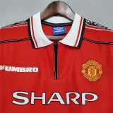 1998/99 Man Utd Home Retro Soccer jersey