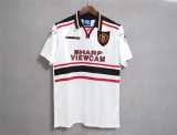 1998/99 Man Utd Away Retro Soccer jersey