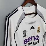 2006/07 R MAD Home Retro Long Sleeve Soccer jersey