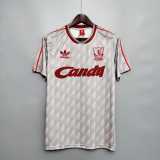 1989/90 LIV Away Retro Soccer jersey