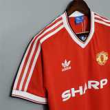 1983/84 Man Utd Home Retro Soccer jersey