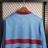 1995/97 West Ham Away Retro Long Sleeve Soccer jersey