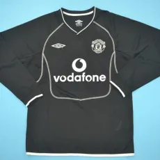 2000/02 Man Utd Away Retro Long Sleeve Soccer jersey