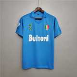 1987/88 Napoli Home Retro Soccer jersey