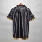 1999/00 R MAD 3RD Black Retro Soccer jersey