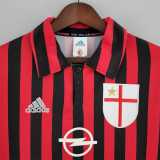 1999/00 ACM Home Retro Long Sleeve Soccer jersey