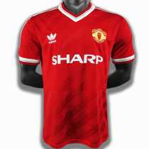 1986/87 Man Utd Home Retro Soccer jersey
