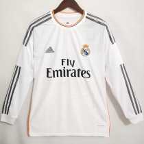2013/14 R MAD Home Retro Long Sleeve Soccer jersey