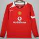 2004/06 Man Utd Home Retro Long Sleeve Soccer jersey
