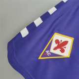 1998/99 Fiorentina Home Retro Soccer Shorts