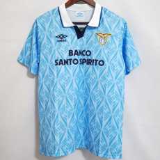 1991/92 Lazio Home Retro Soccer jersey
