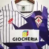 1991/92 Fiorentina Away Retro Soccer jersey