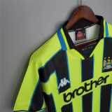 1998/99 Man City Away Retro Soccer jersey