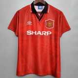 1994/96 Man Utd Home Retro Soccer jersey