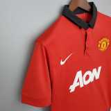 2013/14 Man Utd Home Retro Soccer jersey