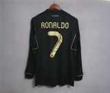 2011/12 R MAD Away Retro Long Sleeve Soccer jersey