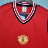 1985/86 Man Utd Home Retro Soccer jersey