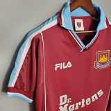 1999/00 West Ham Home Retro Soccer jersey
