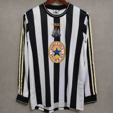1997/99 Newcastle Home Retro Long Sleeve Soccer jersey