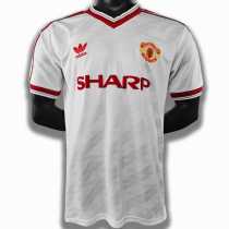 1986/87 Man Utd Away Retro Soccer jersey