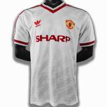 1986/87 Man Utd Away Retro Soccer jersey