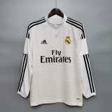 2014/15 R MAD Home Retro Long Sleeve Soccer jersey