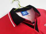 1994/96 Man Utd Home Retro Long Sleeve Soccer jersey