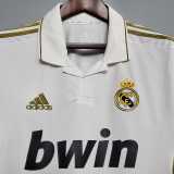 2011/12 R MAD Home Retro Long Sleeve Soccer jersey