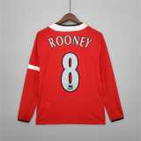 2004/06 Man Utd Home Retro Long Sleeve Soccer jersey