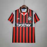 1994/96 Man City Away Retro Soccer jersey